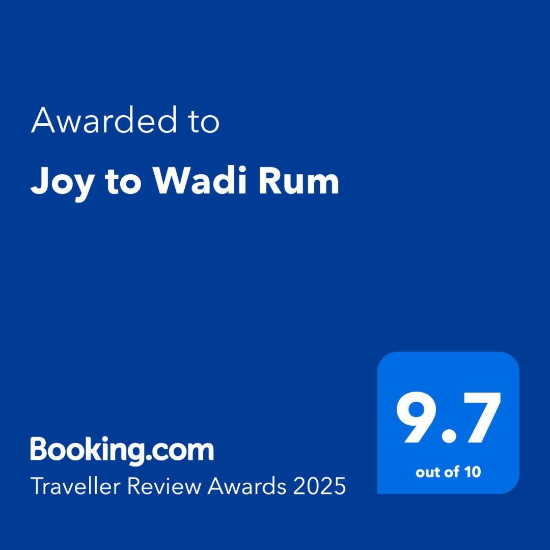Joy To Wadi Rum Exterior photo